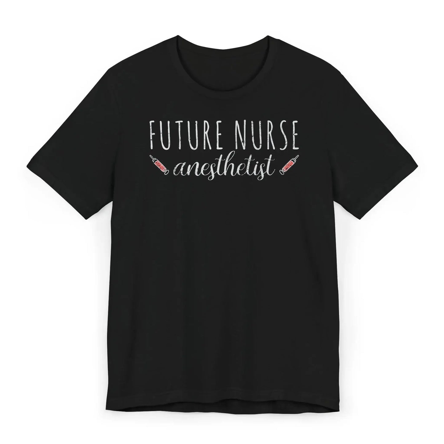 Flat CRNA student future nurse tee