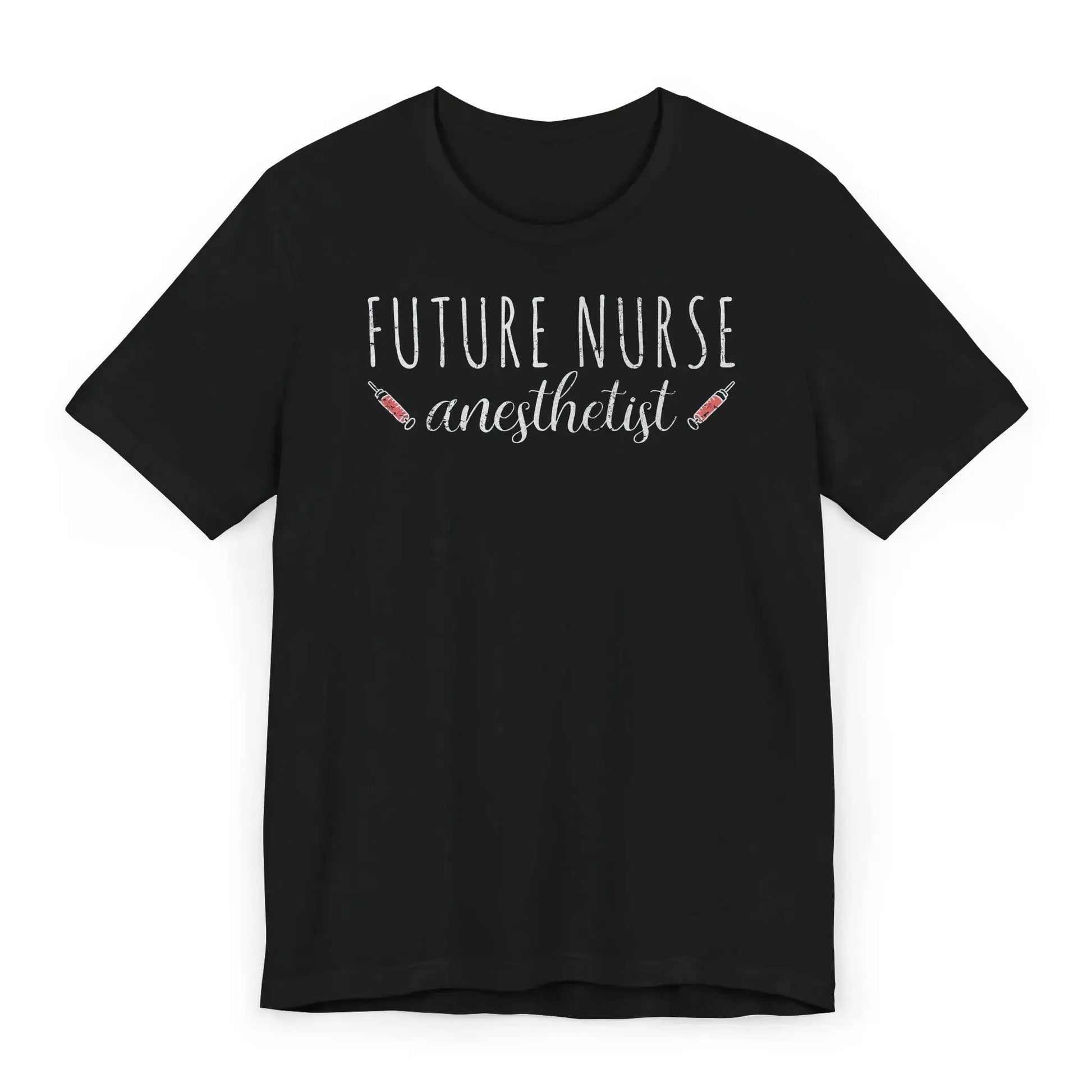 Flat CRNA student future nurse tee
